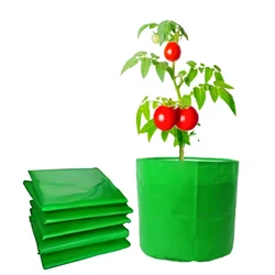 Siddhi 350 GSM 12 x 12 inch HDPE Grow Bag for Garden, Nursery (Pack of 25 pieces)
