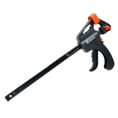 Maf Pro 12 Inch One Handed Quick Bar Clamp with Nylon Handle