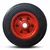Heavy Duty 300 x 50 MM / 12 x 2 Inch 150 Kg Load Capacity High Quality Solid Rubber Wheel Without Ball Bearing