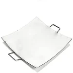  Commercial Stainless Steel 12 inch Round Tawa Platter of 5 mm Thickness For Catering Purpose