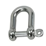 TUFLIFT 12 mm Commercial Screw Pin Type Stainless Steel D Shackle