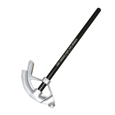 Inder 12mm EMT Conduit Foot Pipe Bender, 120mm Radius Manual Hand Bender with High-Leverage Handle P-242A