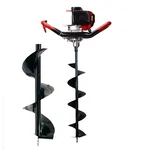 SPEAR  52 cc 2 Stroke Earth Auger / Post Hole Digger Machine With 6 & 12 Inch Bit