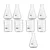 SBT Instruments Set of 9, Borosilicate 3.3 Glass Beaker and Conical Flask with Graduation Marks, 250ml Capacity