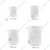 WKM 12pcs Beakers of 50ml,100ml, 250ml, 500ml Capacity, Polypropylene Material