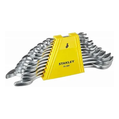 Stanley 12 Pcs 6-32 mm Double Ended Open Jaw Spanner Set (70-380)