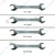 Stanley 12 Pcs 6-32 mm Double Ended Open Jaw Spanner Set (70-380)