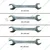 Stanley 12 Pcs 6-32 mm Double Ended Open Jaw Spanner Set (70-380)