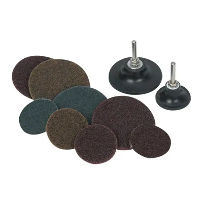 Premium Quality 12 Pcs Fibre Disc 2 inch/3 inch Sanding Kit 40/100/180 Grit For Die Grinder And Drill Machine