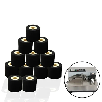 12 Pieces of Ink Roll 36x32 mm for Batch Coding Machine
