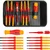 INGCO 12 pcs Interchangeable Insulated Screwdriver Set (HKISD1201)