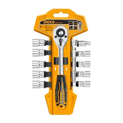 Ingco 12 Pcs 1/4" Dr. Socket Set (HKTS14122)