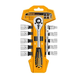 Ingco 12 Pcs 1/4" Dr. Socket Set (HKTS14122)