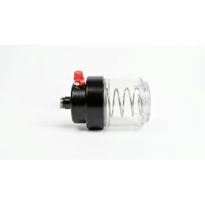 Premium Quality 1-2 PSI 60g Automatic Spring Grease Feeder Polycarbonate Bowl Aluminium Base Lubrication Cup