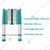 Total 12.5 Feet / 3.8 Meter 150 Kg Load Capacity 12 Step Aluminium Telescopic Ladder (THLAD08121)