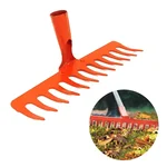 Heavy Duty 12 Teeth Hand Cultivator Garden Rake without Handle Pack of 2 Pieces