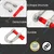 Heavy Duty G80 Alloy Steel 12 Ton Screw Pin Type D Shackle For Lifting