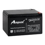 NAKS Amptek 12V 12Ah Rechargeable Sealed Lead Acid Battery for E-Bike Kits and Electronics Toys