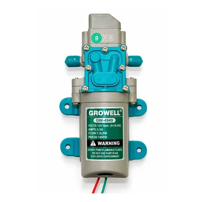 Growell 12V DC 145 PSI High Pressure Battery Operated Motor Pump for Agriculture Spray