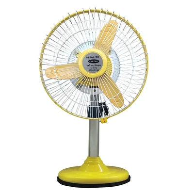 Alfalite Chetak 18W DC Solar Pedestal Fan, 9 Inch Sweep & Adjustable Height