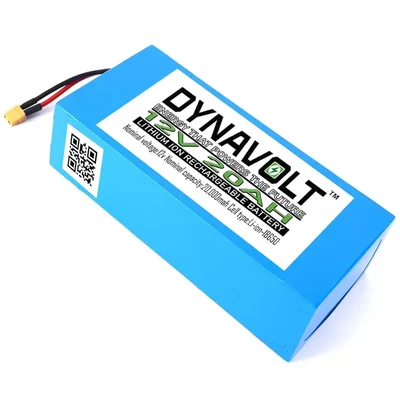 Heavy Duty 12V 20AH Li-on Rechargeable Battery, Auto Cut-Off Charger, BMS Protection for Street Light (1 Year Warranty) 