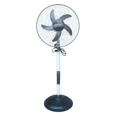 Alfalite 36W DC Solar Pedestal Fan, 16 Inch Sweep & Adjustable Height