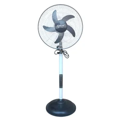 Alfalite 36W DC Solar Pedestal Fan, 16 Inch Sweep & Adjustable Height