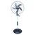 Alfalite 36W DC Solar Pedestal Fan, 16 Inch Sweep & Adjustable Height
