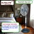 Alfalite 36W DC Solar Pedestal Fan, 16 Inch Sweep & Adjustable Height