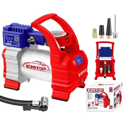 Emtop 12V 140 Psi Air Pressure 10A Auto Air Compressor (EAAC3501)