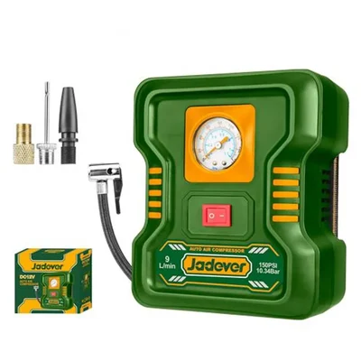 Jadever 12V Auto Air Compressor, 150 Psi Max. Pressure (JDAAC501)