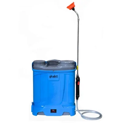 GROWELL Shakti 12V / 16Ah, 16 L, Battery Operated Knapsack Sprayer with 3.8Kg Rechargeable Battery Agricultural Sprayer