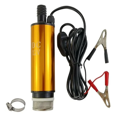 Heavy Duty 12V DC, 100W, 30LPM Diesel Transfer Pump, Lift 3-4Mtr, With Accessories for Refilling Cans, Drums, Car Truck