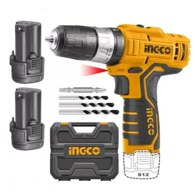INGCO 12 V Lithium-ion Impact Drill, 10 mm Chuck Capacity (CIDLI12328)