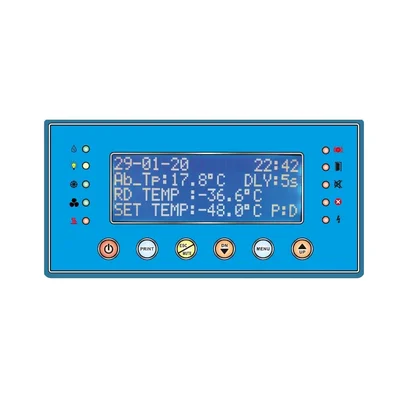 LuxMed 12V Deep Freezer Controller Jumbo LCD Menu Control for Vaccine Cold Chain ABS