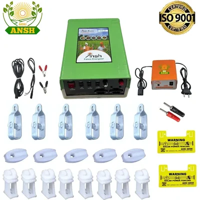 Agriansh 12 kv zatka machine full set 40 acre area cover Insulator, Adaptor and Wire Tightener