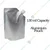 50 Pcs, 130ml Capacity Leak-proof Aluminium Three Side Seal Spout Pouch for Sauce, Juices, Non-carbonated liquids