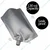 50 Pcs, 130ml Capacity Leak-proof Aluminium Three Side Seal Spout Pouch for Sauce, Juices, Non-carbonated liquids