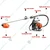 HUSQVARNA 131RB, 2 Stroke 32.6 Brush Cutter / Grass Cutting Machine