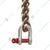 Heavy Duty 13.5 Ton G80 Alloy Steel Screw Pin Type D Shackle For Lifting