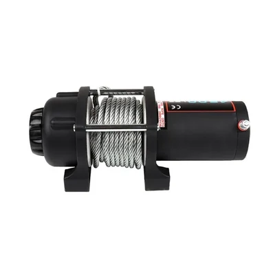 Boltz 1360 Kg (3000 lbs) Electric Winch for Towing ATV/UTV Off Road with Mounting Bracket Wire Remote (EWK3000)