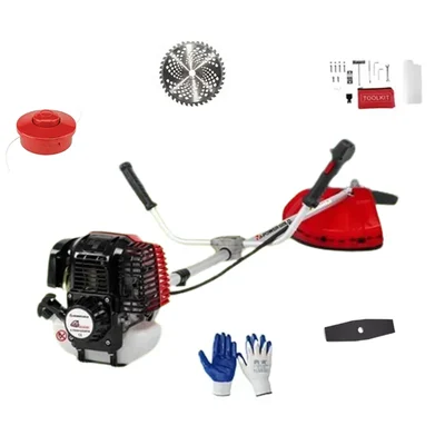 VI-Power GOLD 139F, 31CC 4-Stroke Sidepack Petrol Brush Cutter | 1.2 HP Efficient Grass Trimming & Crop Cutting Machine