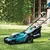 Makita DLM330SM, 13 Inch 18V Li-ion Battery Operated Cordless Lawn Mower With Battery & Charger