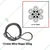 MAHADEV 13 mm 1 Meter Wire Rope Sling, 1950 kg load capacity,6x19 Steel Core For Lifting, Rigging and Material Handling
