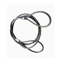 MAHADEV 13 mm 7 Meter Wire Rope Sling, 1950 kg load capacity,6x19 Steel Core For Lifting, Rigging and Material Handling