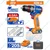 Wadfow 13mm 20V Cordless, Brushless Impact Drill With Battery, Charger & Bits, Max. Torque 92Nm (WCDP9281)