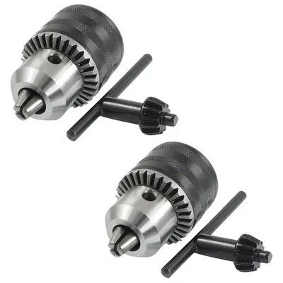 Heavy Duty 13 mm Drill Chuck With Key - Pack Of 2