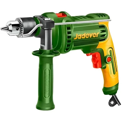 Jadever 13mm 850 Watt Variable Speed, F/R Function & Hammer Function Impact Drill, 0-3000 RPM (JDMD15851)