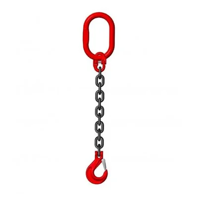 LIFIT 13 mm Single Leg Grade 80 Lifting Chain Sling with Hook, Masterlink & chain Connector- 5.5 Ton Load Capacity(Size-2 Meter)