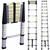 Vishwakarma 13 Steps (16.5 Feet/5 Meter) Aluminium Single Side Telescopic Ladder